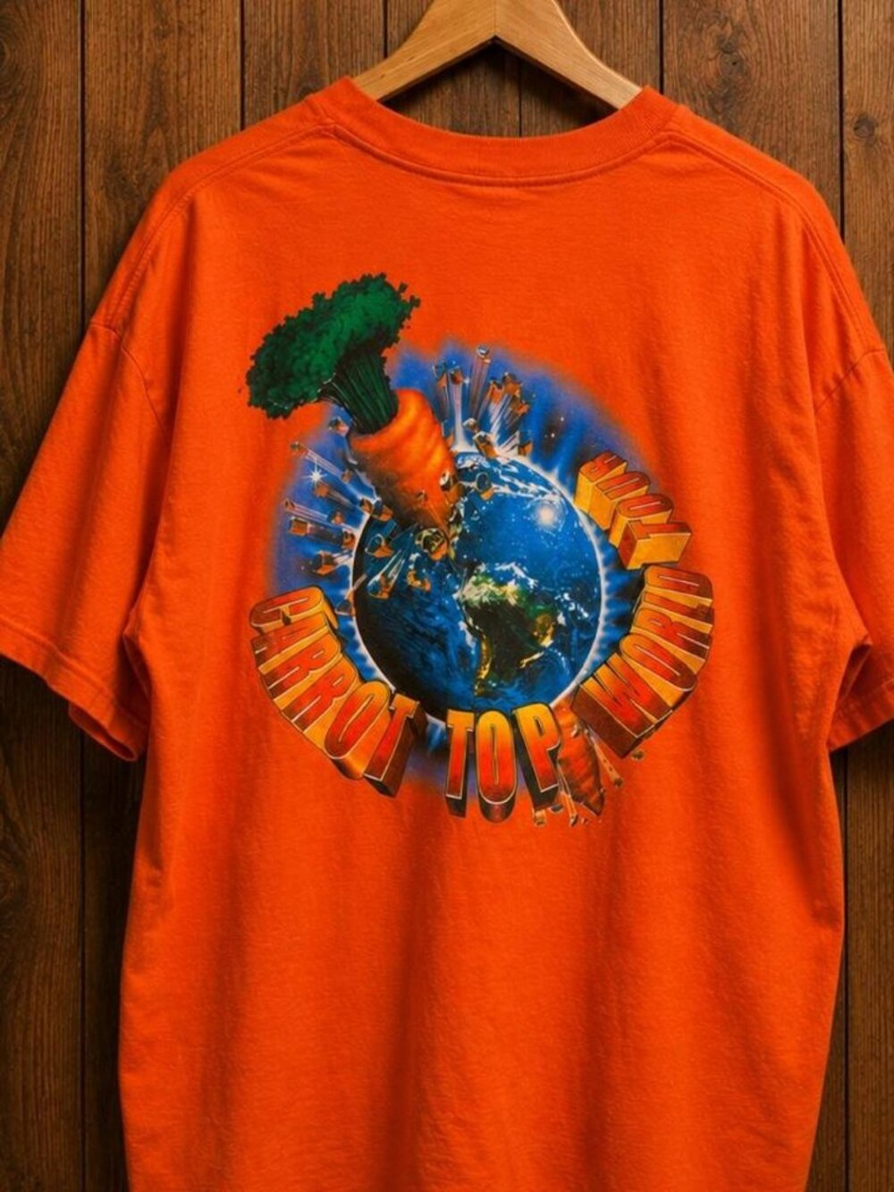 Vintage 90s Carrot Top World Tour Cotton T-Shirt...